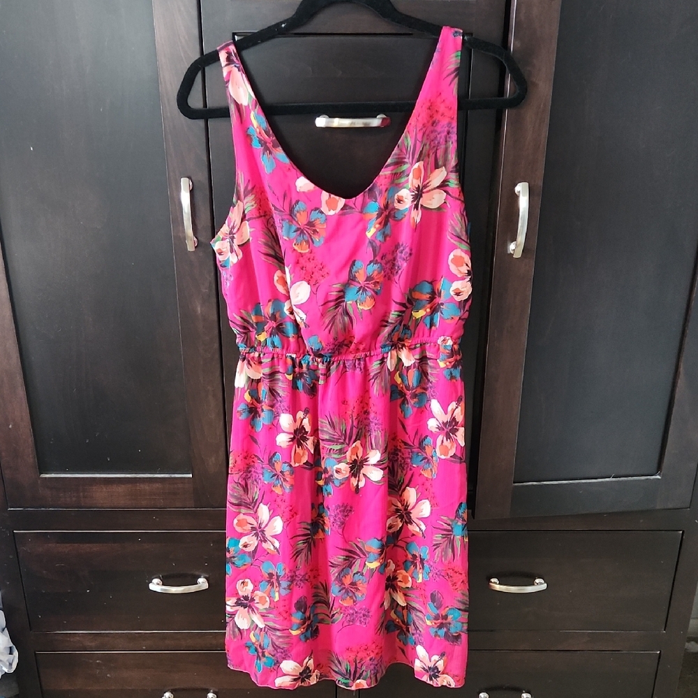 Old Navy Pink Floral Mini Dress